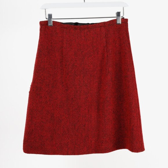 Miu Miu 2012 Checkered Wool Knit Mini Skirt - Picture 2 of 10